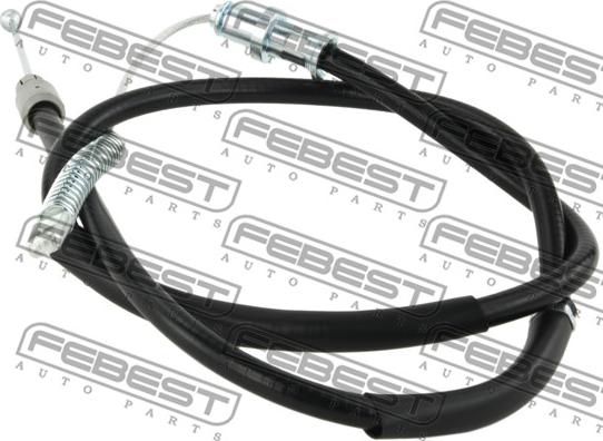 Febest 16100-906R - Cable, parking brake www.autospares.lv