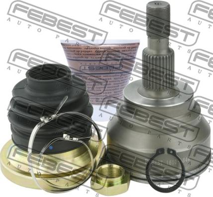 Febest 1610-164R - Šarnīru komplekts, Piedziņas vārpsta www.autospares.lv