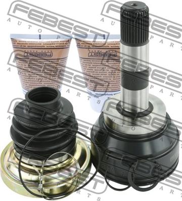 Febest 1611-164R - Šarnīru komplekts, Piedziņas vārpsta www.autospares.lv