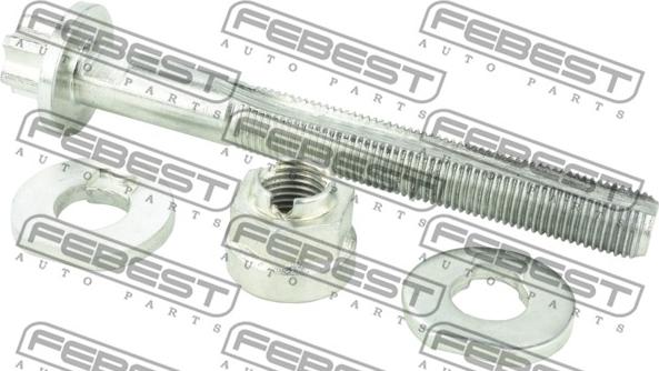 Febest 1629-212-KIT - Riteņu sagāzuma regulēšanas skrūve www.autospares.lv