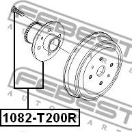 Febest 1082-T200R - Riteņa rumba www.autospares.lv