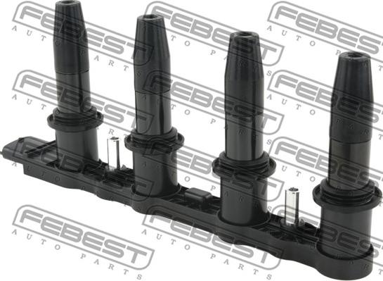 Febest 18640-001 - Aizdedzes spole www.autospares.lv