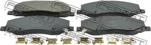 Febest 1801-INSF - Bremžu uzliku kompl., Disku bremzes www.autospares.lv