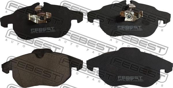 Febest 1801-ZAFBF - Bremžu uzliku kompl., Disku bremzes www.autospares.lv