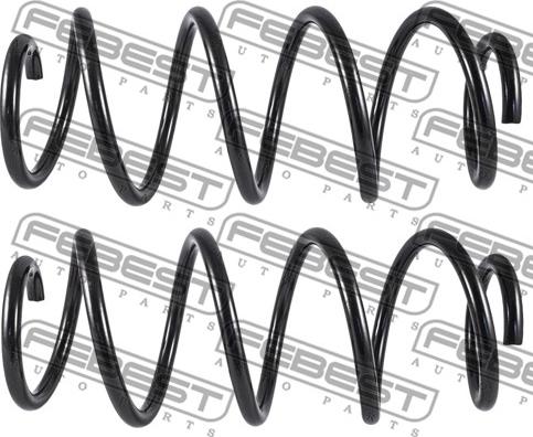 Febest 1808-009F-KIT - Balstiekārtas komplekts, Atsperes www.autospares.lv