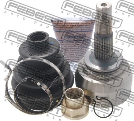 Febest 1810-Z14 - Šarnīru komplekts, Piedziņas vārpsta www.autospares.lv