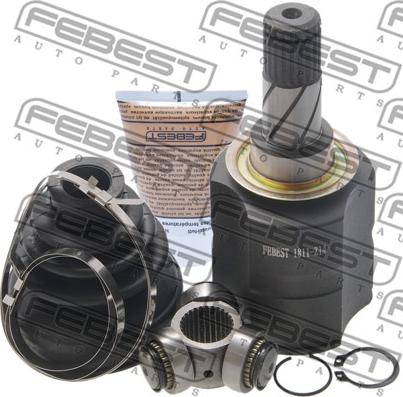 Febest 1811-Z14 - Šarnīru komplekts, Piedziņas vārpsta www.autospares.lv