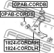 Febest 1824-CORDRH - Neatkarīgās balstiekārtas svira, Riteņa piekare www.autospares.lv