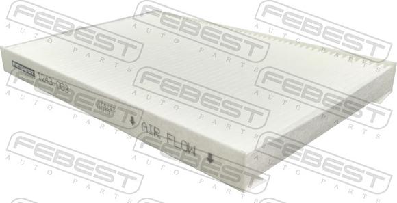 Febest 1243-003 - Filtrs, Salona telpas gaiss www.autospares.lv