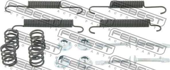 Febest 1204-IX35R-KIT - Piederumu komplekts, Stāvbremzes mehānisma bremžu loks www.autospares.lv