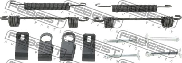 Febest 1204-SONR-KIT - Piederumu komplekts, Stāvbremzes mehānisma bremžu loks www.autospares.lv