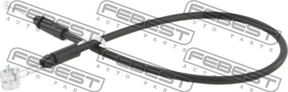 Febest 12101-F2S - Motora pārsega slēdzenes trose www.autospares.lv