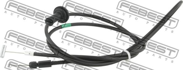 Febest 12101-H5L - Motora pārsega slēdzenes trose www.autospares.lv