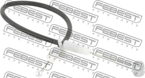 Febest 12101-H5S - Motora pārsega slēdzenes trose www.autospares.lv