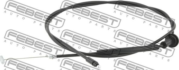 Febest 12101-SBL - Motora pārsega slēdzenes trose www.autospares.lv