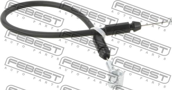 Febest 12101-SBS - Motora pārsega slēdzenes trose www.autospares.lv