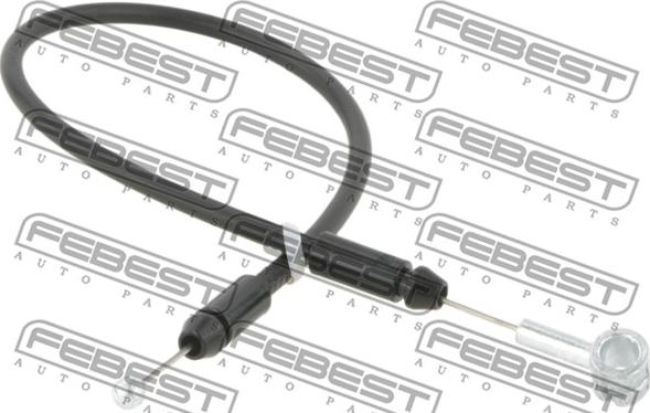 Febest 12101-SDS - Motora pārsega slēdzenes trose www.autospares.lv