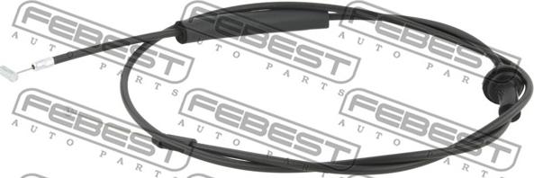 Febest 12101-TBL - Motora pārsega slēdzenes trose www.autospares.lv