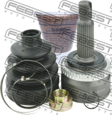 Febest 1210-SD11A46 - Šarnīru komplekts, Piedziņas vārpsta www.autospares.lv