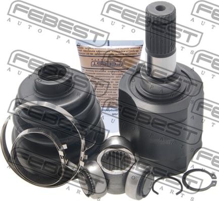 Febest 1211-ACCAT - Шарнирный комплект, ШРУС, приводной вал www.autospares.lv