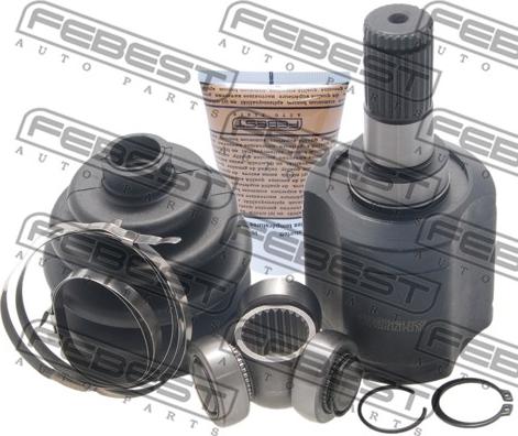 Febest 1211-EFMT - Šarnīru komplekts, Piedziņas vārpsta www.autospares.lv