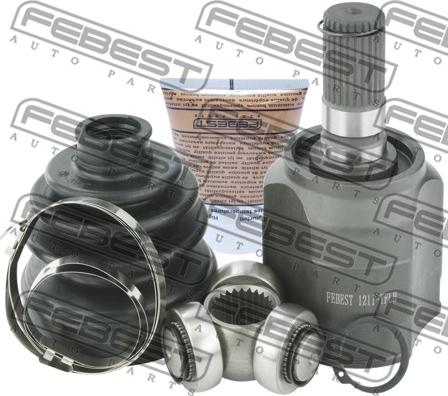 Febest 1211-YFLH - Šarnīru komplekts, Piedziņas vārpsta www.autospares.lv