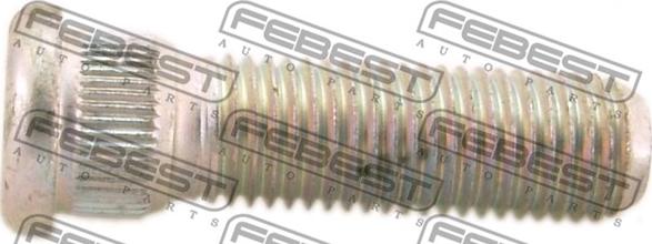 Febest 1284-001-PCS10 - Riteņa stiprināšanas skrūve www.autospares.lv