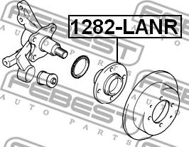 Febest 1282-LANR - Riteņa rumba www.autospares.lv