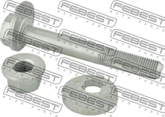 Febest 1229-001-KIT - Riteņu sagāzuma regulēšanas skrūve www.autospares.lv