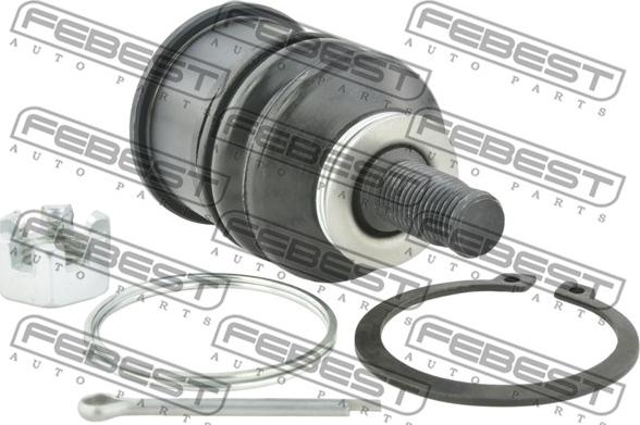 Febest 1220-DF - Balst / Virzošais šarnīrs autospares.lv