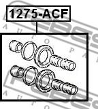 Febest 1275-ACF - Remkomplekts, Bremžu suports www.autospares.lv