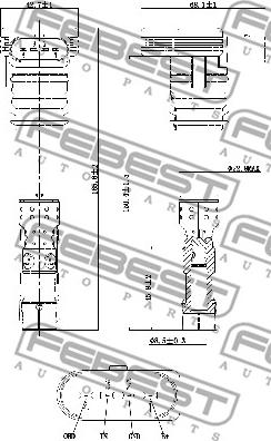 Febest 17640-002 - Ignition Coil www.autospares.lv