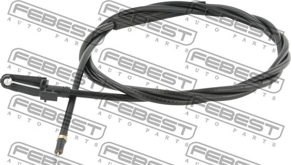 Febest 17101-A4B7 - Тросик замка капота www.autospares.lv