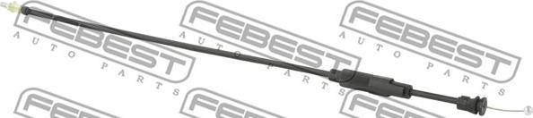 Febest 17101-A8D3LH - Motora pārsega slēdzenes trose www.autospares.lv