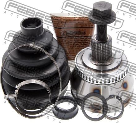 Febest 1710-A4B6A45 - Шарнирный комплект, ШРУС, приводной вал www.autospares.lv