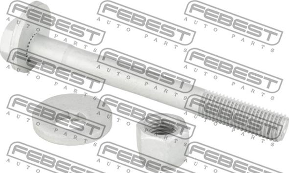 Febest 1729-001-KIT - Riteņu sagāzuma regulēšanas skrūve www.autospares.lv