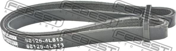 Febest 88126-4L813 - Поликлиновой ремень www.autospares.lv