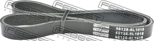 Febest 88128-6L1018 - Ķīļrievu siksna autospares.lv