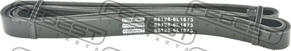 Febest 88128-6L1873 - V-Ribbed Belt www.autospares.lv