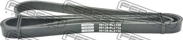 Febest 88128-6L2138 - Ķīļrievu siksna www.autospares.lv