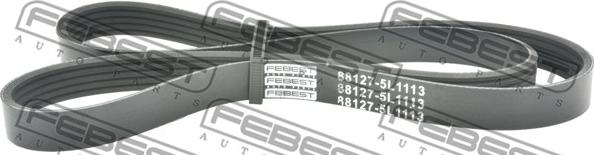 Febest 88127-5L1113 - Ķīļrievu siksna autospares.lv