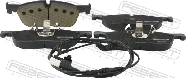 Febest 2901-EVQF - Bremžu uzliku kompl., Disku bremzes www.autospares.lv