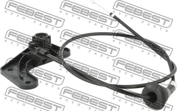 Febest 29101-RRIII - Motora pārsega slēdzenes trose www.autospares.lv