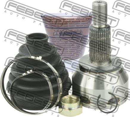 Febest 2910-EVOQ - Šarnīru komplekts, Piedziņas vārpsta www.autospares.lv