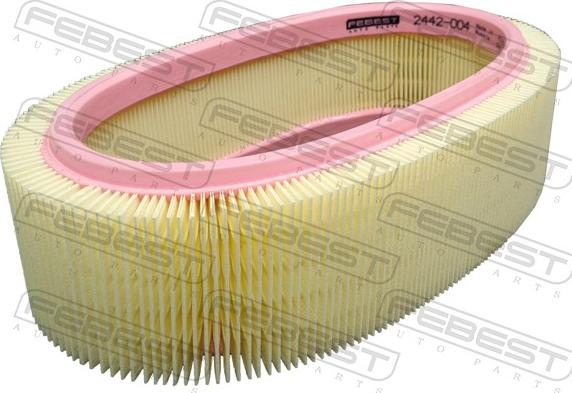 Febest 2442-004 - Gaisa filtrs www.autospares.lv