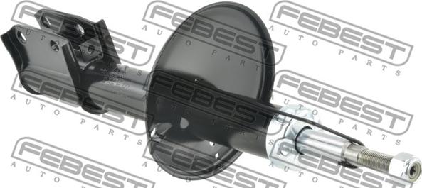 Febest 24666258F - Amortizators www.autospares.lv