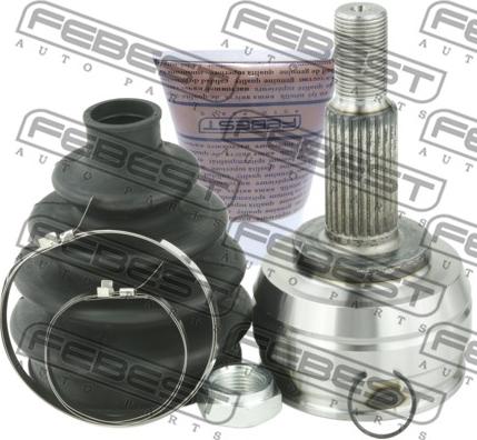 Febest 2410-FLUE - Šarnīru komplekts, Piedziņas vārpsta www.autospares.lv