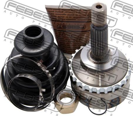 Febest 2410-LOGA26 - Šarnīru komplekts, Piedziņas vārpsta www.autospares.lv