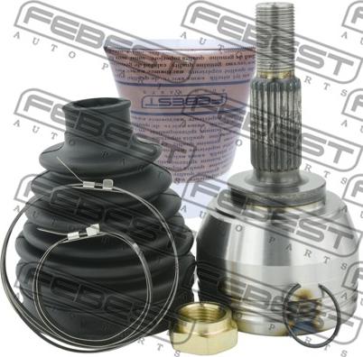 Febest 2410-MEGII - Šarnīru komplekts, Piedziņas vārpsta www.autospares.lv