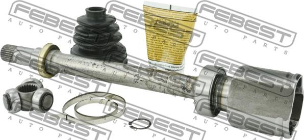 Febest 2411-FLUERH - Šarnīru komplekts, Piedziņas vārpsta www.autospares.lv